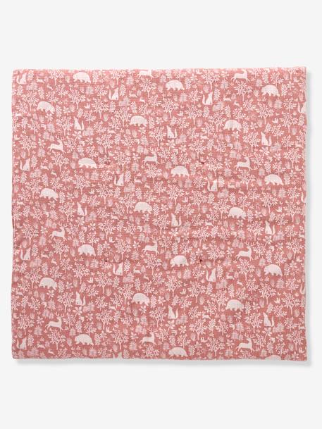 Couverture / Fond de parc DANS LES BOIS vert sauge+vieux rose - vertbaudet enfant 