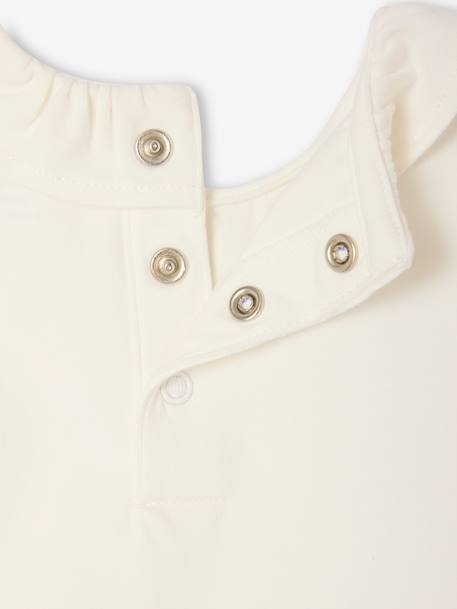 Lot de 2 bodies bébé naissance col fantaisie manches courtes corail+lilas poudré - vertbaudet enfant 