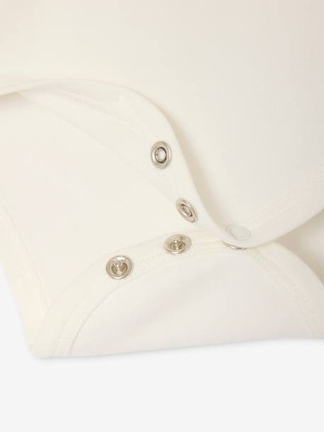 Lot de 2 bodies bébé naissance col fantaisie manches courtes corail+lilas poudré - vertbaudet enfant 