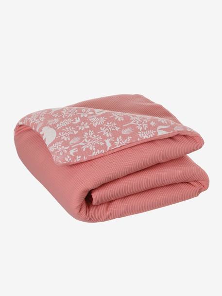 Couverture / Fond de parc DANS LES BOIS vert sauge+vieux rose - vertbaudet enfant 