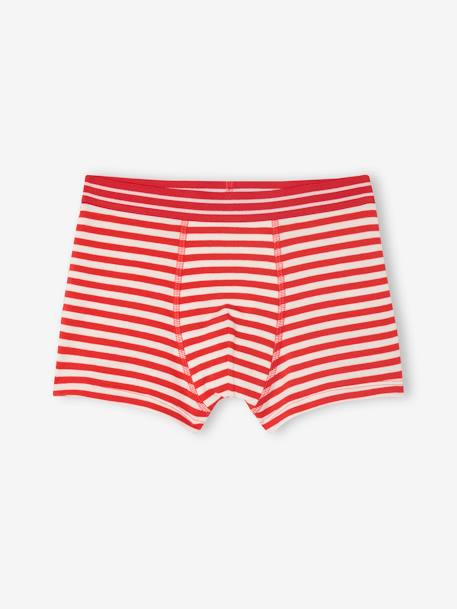 Lot 5 boxers Sailor garçon rouge - vertbaudet enfant 