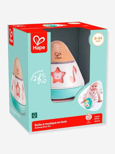 Muziekdoos 'draai in de rondte' HAPE meerkleurig - vertbaudet enfant 
