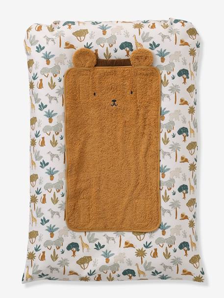 Wiegmatras + 2 verschoningstapijtjes SAVANA meerkleurig - vertbaudet enfant 