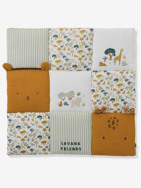Speelkleed / parkbodem patchwork SAVANA meerkleurig - vertbaudet enfant 