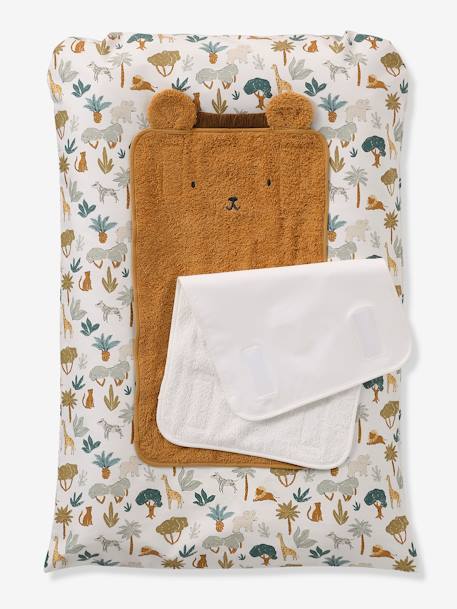 Wiegmatras + 2 verschoningstapijtjes SAVANA meerkleurig - vertbaudet enfant 