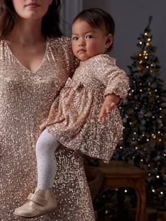 Bébé-Robe, jupe-Robe bébé fille à sequins noël