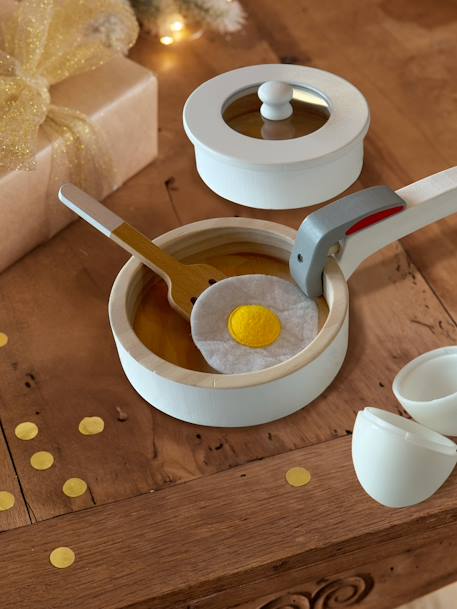 Set de poêles bois FSC® blanc - vertbaudet enfant 