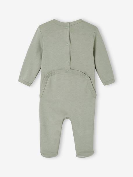 Lot de 3 pyjamas bébé mixtes Basics vert - vertbaudet enfant 