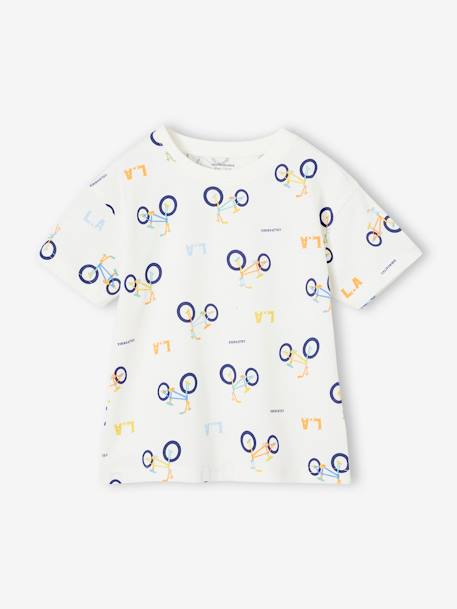 T-shirt met grafische motieven wit, bedrukt - vertbaudet enfant 