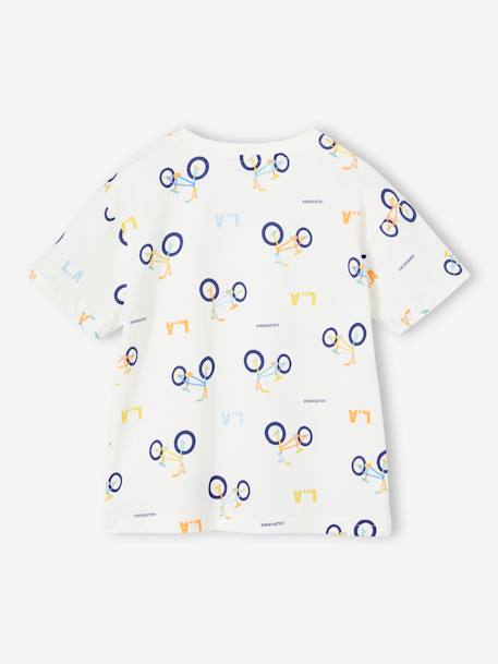 T-shirt met grafische motieven wit, bedrukt - vertbaudet enfant 