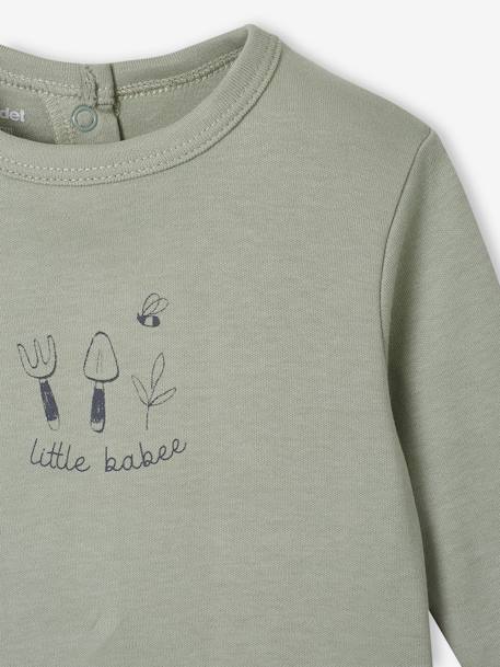 Lot de 3 pyjamas bébé mixtes Basics vert - vertbaudet enfant 