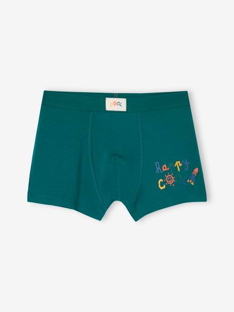 Lot de 5 boxers stretch COOL garçon bleu roi - vertbaudet enfant 