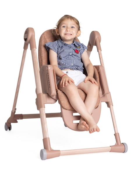 Kinderstoel Polly Armonia CHICCO antraciet+bruin+grijs+terracotta - vertbaudet enfant 