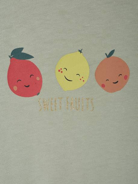Set van 2 slaappakjes appels saliegroen - vertbaudet enfant 