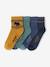Lot de 4 paires de mi-chaussettes dinosaures garçon marine - vertbaudet enfant 