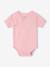 Lot de 3 bodies naissance manches courtes 'mon petit c½ur' rose - vertbaudet enfant 