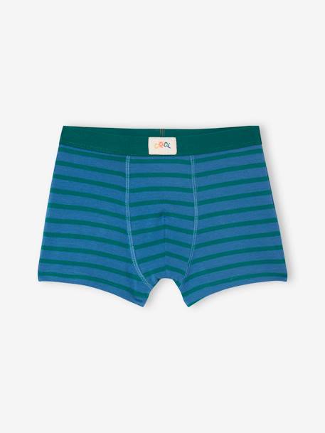Lot de 5 boxers stretch COOL garçon bleu roi - vertbaudet enfant 