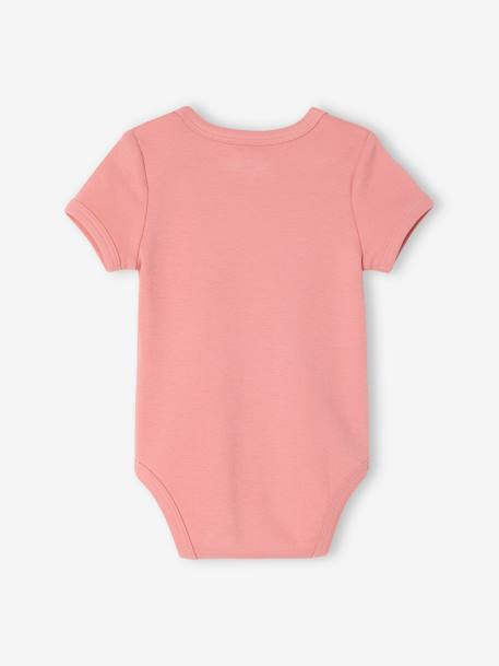 Set van 5 babyrompers met korte mouwen veel wit - vertbaudet enfant 