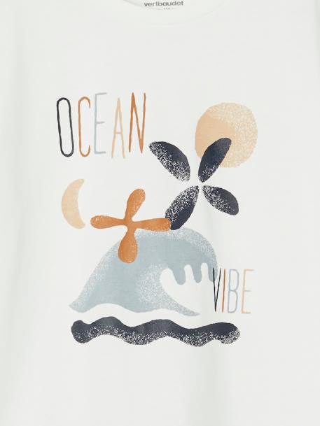 T-shirt motif graphique garçon blanc - vertbaudet enfant 