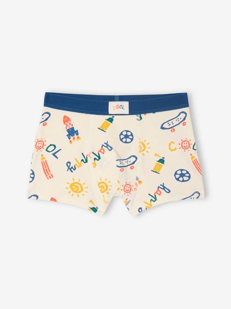 Lot de 5 boxers stretch COOL garçon bleu roi - vertbaudet enfant 