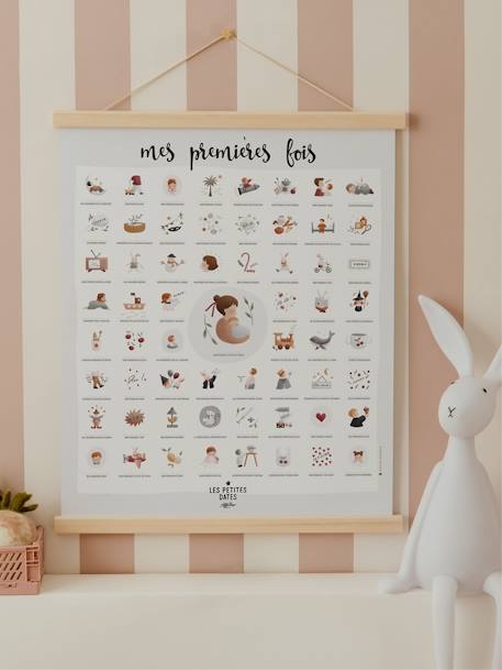 Affiche Mes premières fois - Atelier Oranger blanc - vertbaudet enfant 