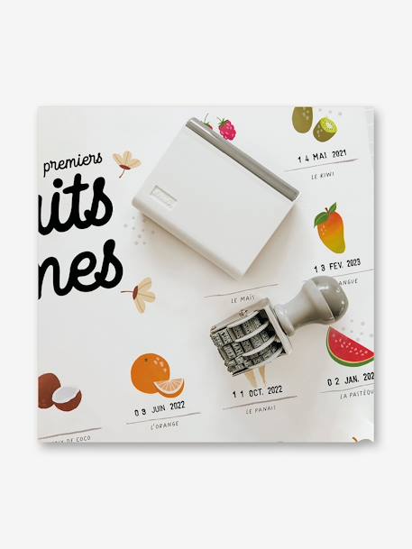 Affiche Mes premiers fruits et légumes blanc - vertbaudet enfant 