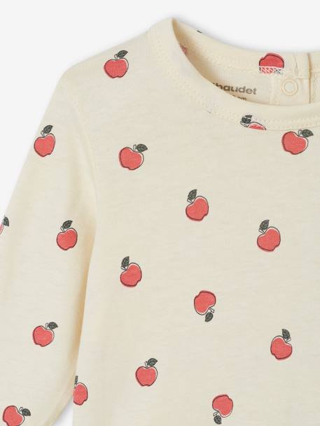 Set van 2 slaappakjes appels saliegroen - vertbaudet enfant 
