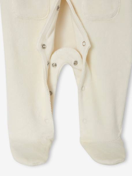 Lot de 2 pyjamas bébé garçon en velours jaune - vertbaudet enfant 