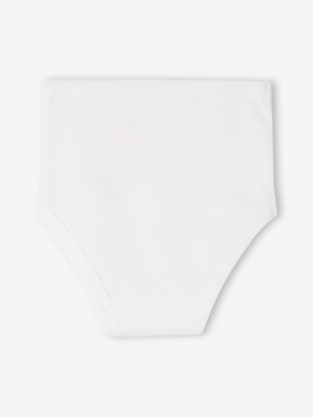 Lot de 5 culottes semainier bébé lot blanc - vertbaudet enfant 