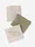 Lot de 3 langes en gaze de coton BABYLON beige imprimé - vertbaudet enfant 