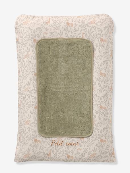 Matelas à langer + 2 tapis de change BABYLON personnalisable beige imprimé - vertbaudet enfant 