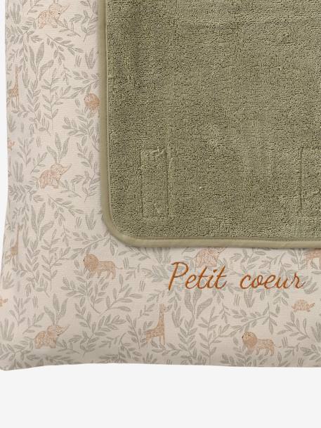 Aankleedkussen + 2 verschoningsmatjes BABYLON personaliseerbaar beige, bedrukt - vertbaudet enfant 