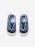 Elastische stoffen babysneakers chambrayblauw+jeansblauw - vertbaudet enfant 