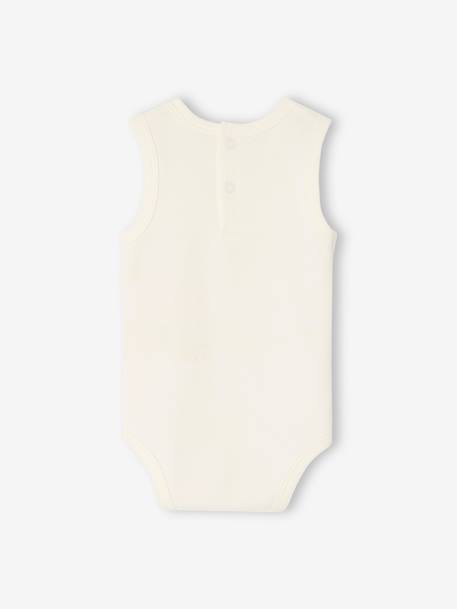 Set van 5 rompertjes zonder mouwen saliegroen - vertbaudet enfant 