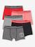 Lot 5 boxers Sailor garçon rouge - vertbaudet enfant 