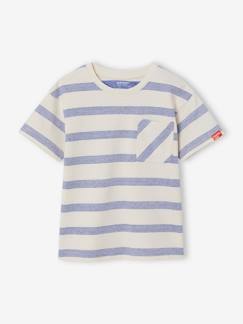 -T-shirt garçon épais effet gauffré 