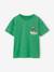 T-Shirt motif poitrine garçon vert+vert sapin - vertbaudet enfant 