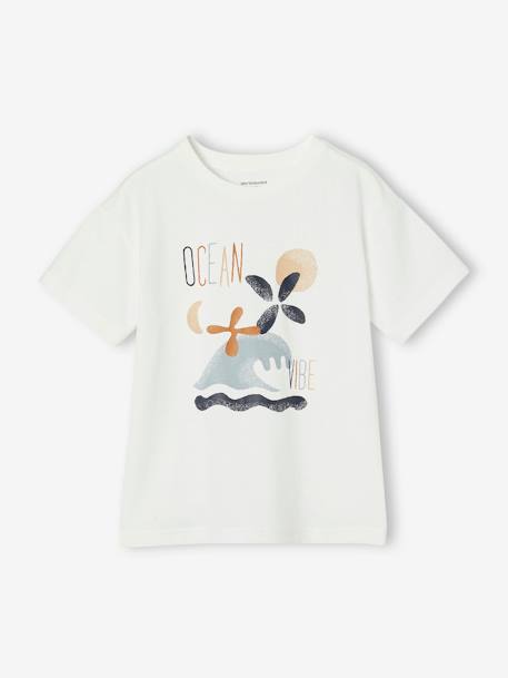 T-shirt motif graphique garçon blanc - vertbaudet enfant 