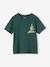 T-Shirt motif poitrine garçon vert+vert sapin - vertbaudet enfant 