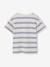 T-shirt garçon épais effet gauffré rayé blanc - vertbaudet enfant 