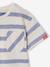 T-shirt garçon épais effet gauffré rayé blanc - vertbaudet enfant 