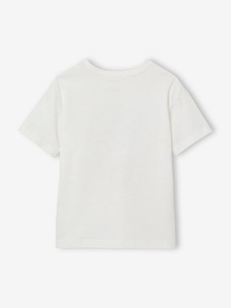 T-shirt motifs graphiques garçon bleu nuit+écru - vertbaudet enfant 