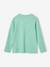 Tee-shirt imprimé garçon manches longues bleu moyen+bleu nuit+écru+vert d'eau - vertbaudet enfant 