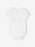 Lot de 3 bodies manches courtes bébé lot blanc - vertbaudet enfant 