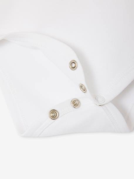 Lot de 3 bodies manches courtes bébé lot blanc - vertbaudet enfant 