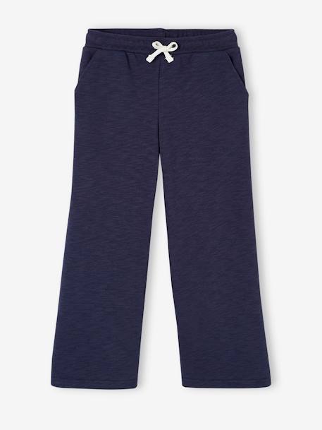 Jogging fille large marine+vert+vert d'eau - vertbaudet enfant 