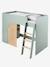Lit mezzanine enfant avec rangement Playful vert - vertbaudet enfant 