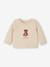 Ensemble naissance ours brassière et pantalon beige chiné - vertbaudet enfant 