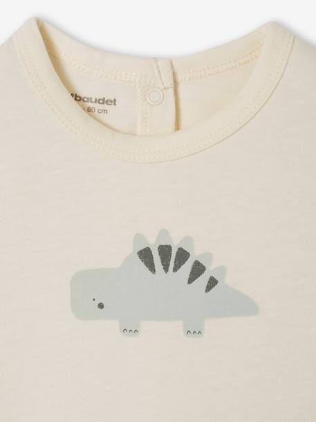 Lot de 2 pyjamas bébé garçon dinosaures vert d'eau - vertbaudet enfant 