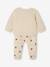 Ensemble naissance ours brassière et pantalon beige chiné - vertbaudet enfant 